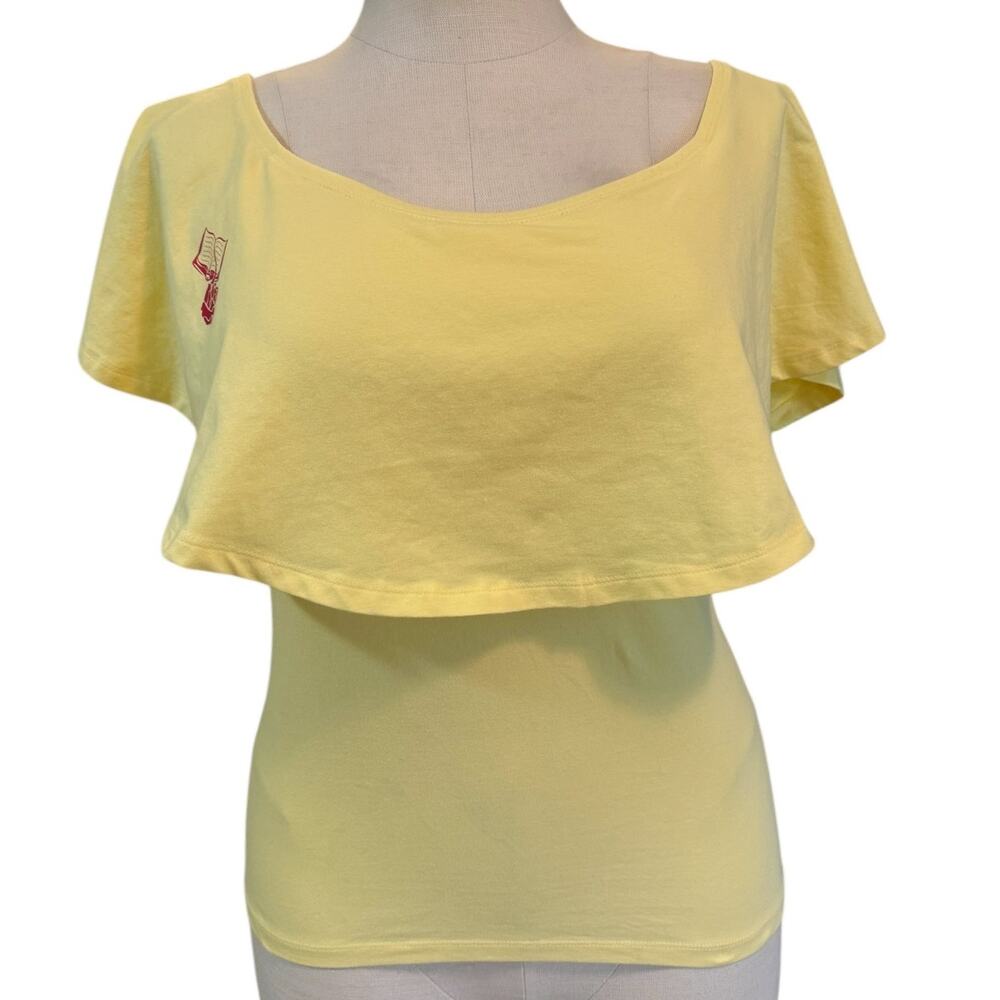 Torrid 1 (1X 14/16) Disney Belle Beauty and‎ the Beast Cosplay Foxy Rose Top New